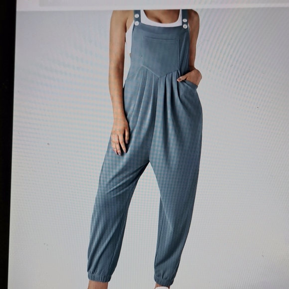 HALARA Pants - XSMALL.   HALARA ADJUSTABLE WAFFLE JOGGER OVERALLS